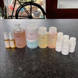 OUAI bundle hair care, body cleanser & body cream in multiple scents MSRP $258